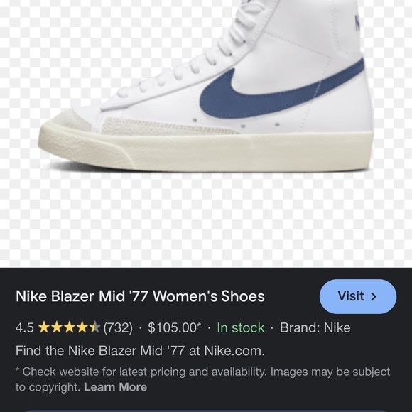 Nike Blazer mid 77 womens old school basketball high tops - Picture 13 of 13